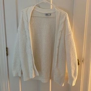 COPY - White Hollister Cardigan